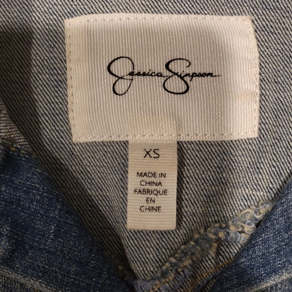 Jessica Simpson Jean Denim Vest, size XS - Picture 4 of 4
